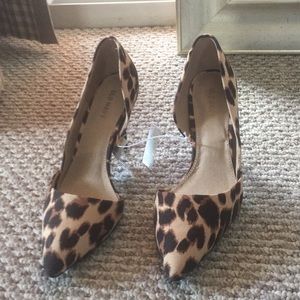 Old Navy leopard print heels